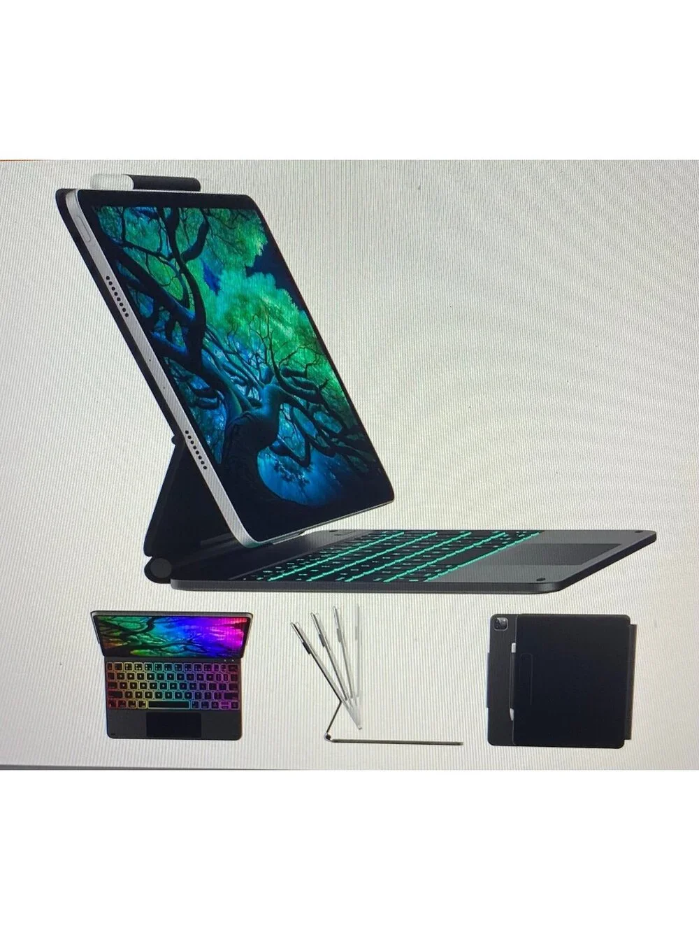Typecase Edge Keyboard Case for iPad Pro 11”(M32025/M2 2024) Black
